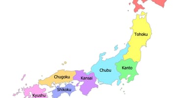 La préfecture de la carte du japon