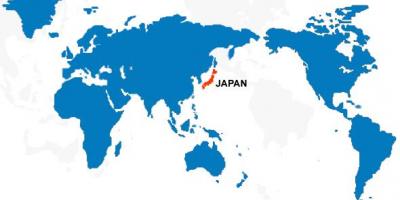 Le japon de la carte du monde