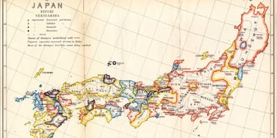 Carte du japon féodal