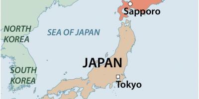 Carte du nord du japon