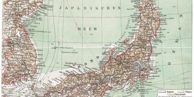 Ancienne carte du japon